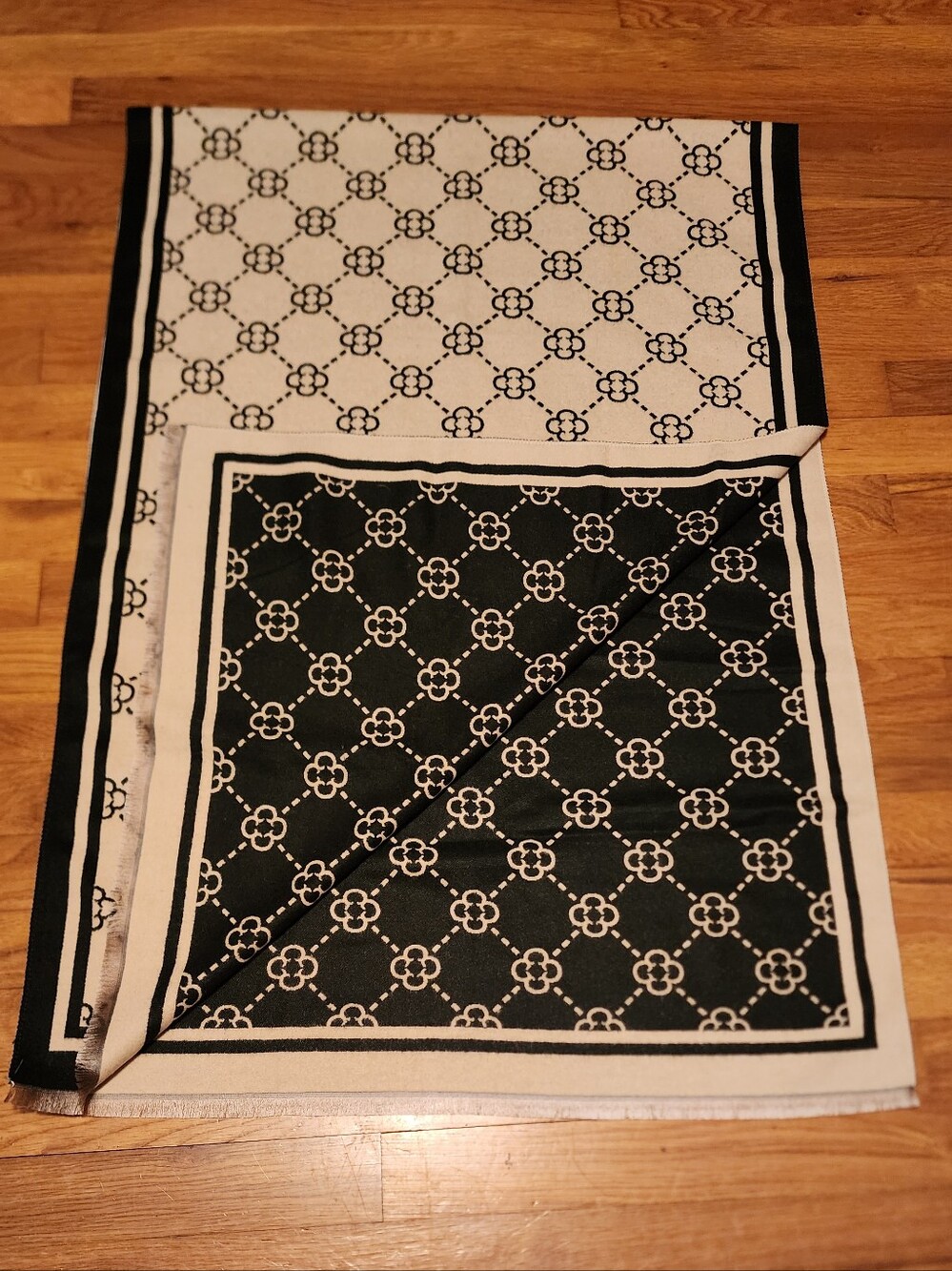 Black and White Geometric Home Accent Throw - Designer Style
